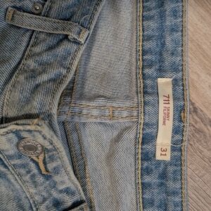 Levi's 711 Skinny Fit Jeans - Light Blue, Size 31